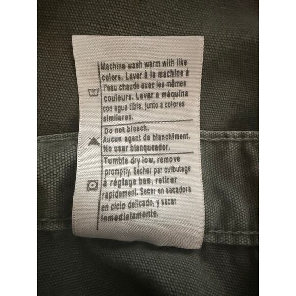 Carhartt Loose Fit Canvas Carpenter Pants Men’s Size  34x30 Moss Green B159 - Picture 6 of 6